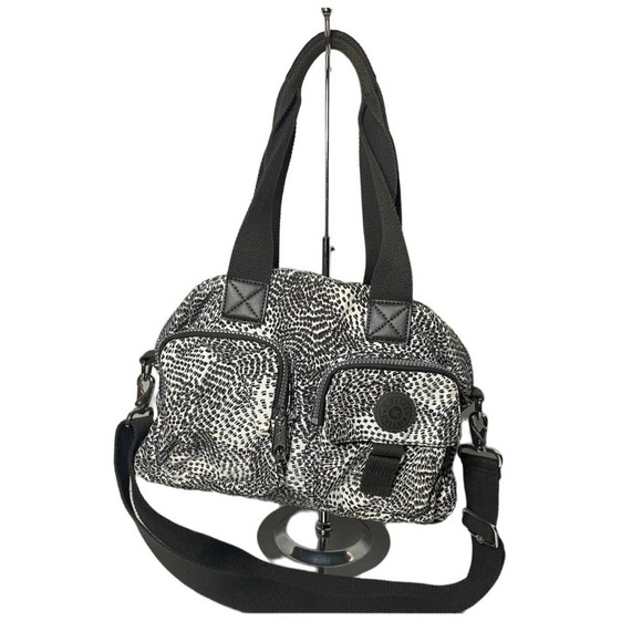 Kipling Bags Kipling Defea Shoulder Bag Black And White Animal